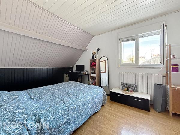 Maison mitoyenne sur Quimperlé, au calme, 114m², 4 chambres, proche commodités à pied