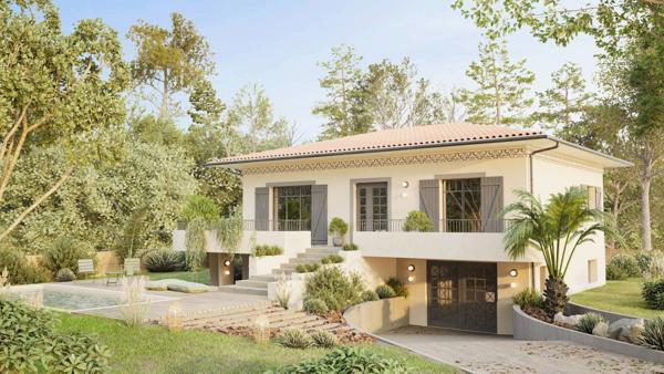 Proche plage Pereire, villa avec projet de construction Arcachon