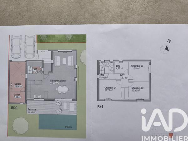 Maison à vendre 4 pièces 100 m² Althen-des-Paluds