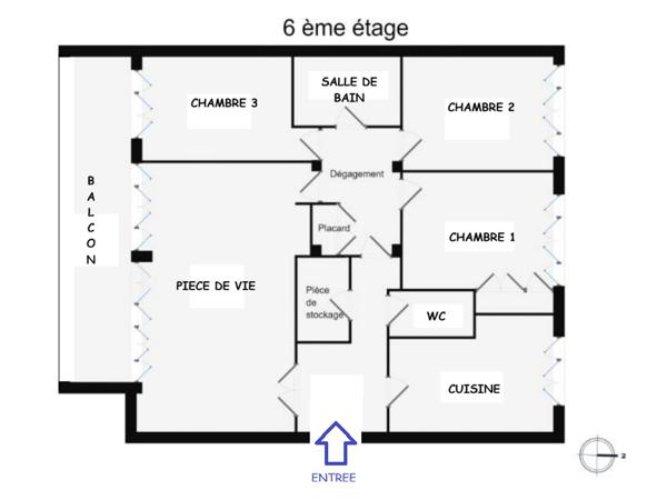 Appartement 5 pièces - 108 m² Exclusivité