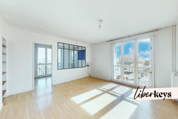 3 pièces lumineux 56 m² – Parking, cave – 4ᵉ étage avec ascenseur – Métro ligne 7