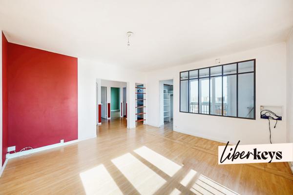 3 pièces lumineux 56 m² – Parking, cave – 4ᵉ étage avec ascenseur – Métro ligne 7