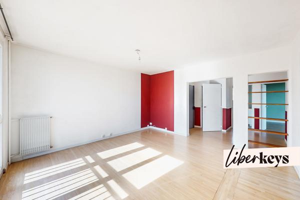 3 pièces lumineux 56 m² – Parking, cave – 4ᵉ étage avec ascenseur – Métro ligne 7