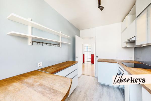 3 pièces lumineux 56 m² – Parking, cave – 4ᵉ étage avec ascenseur – Métro ligne 7