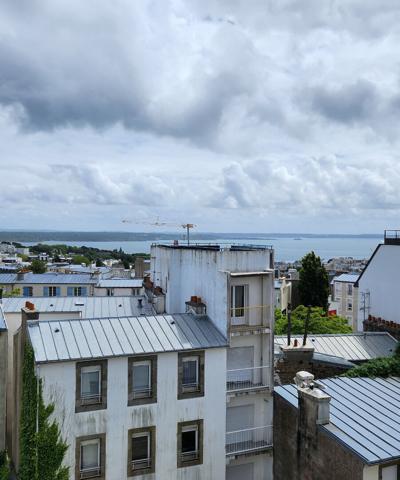 APPARTEMENT T3 A VENDRE BREST JAURES - VUE MER - DERNIER ETAGE