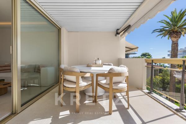 Appartement rénové de 3 chambres avec vue mer au Palm Beach