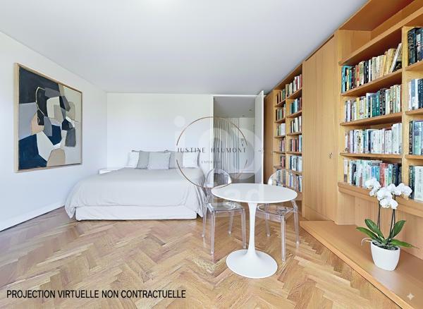 Boulogne-Billancourt (92100) BOULOGNE - Quartier Parchamp - Albert Kahn - GRAND STUDIO EN DERNIER ETAGE EN BON ETAT - RESIDENCE DE STANDING