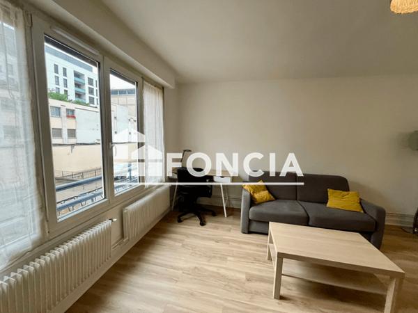Location Studio meublé 33.89 m² - 99 RUE GENERALE LECLERC Rouen 76000