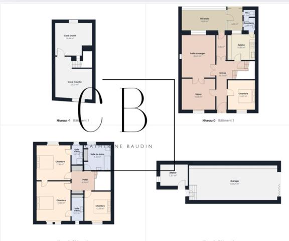 Maison de caractère 7 pièces Double Garage Quartier La Genette La Rochelle