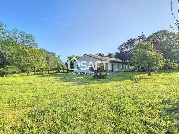 Maison 4 chambres, dépendances, parcelle de 4000m²