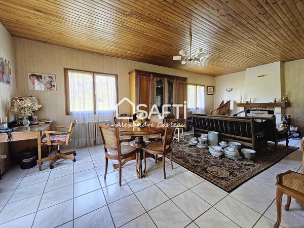 Maison 4 chambres, dépendances, parcelle de 4000m²