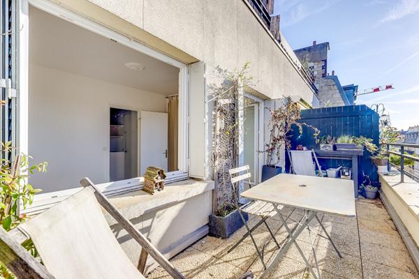 Rare Coup de coeur, Batignolles Paris 17 Appartement Terrasse 2 pièces 44m²