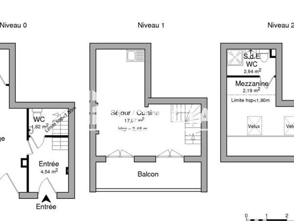 Location Maison 2 pièces 33.27 m² - 44 PROMENADE DES TILLEULS Montluel 01120