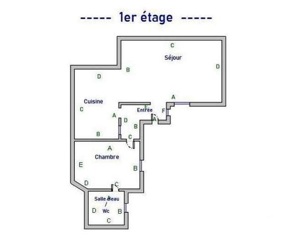 Apartment for sale 2 rooms 31 m² Dreux