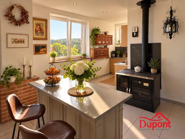 Maison individuelle avec magnifique vue sur les collines de Monthermé
