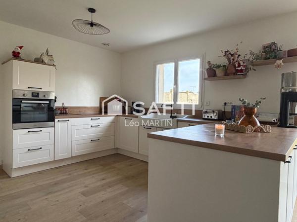 Pavillon plain pied 105m2 - 3 chambres - garage