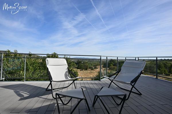 THURINS : Maison P7 avec Vue panoramique exceptionnelle sur les Vallons du Lyonnais