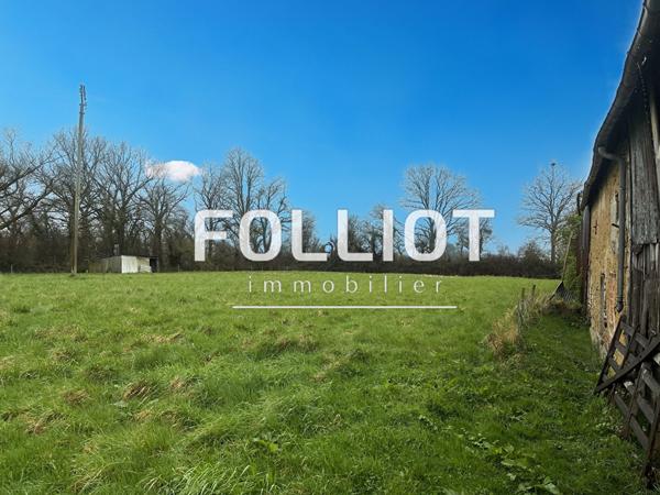 A VENDRE Terrain constructible de 3640 m² avec maisonnette.