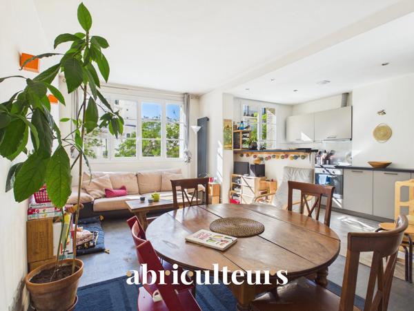 Appartement lumineux et traversant de 63 m² Michel Bizot en vente à Paris 12