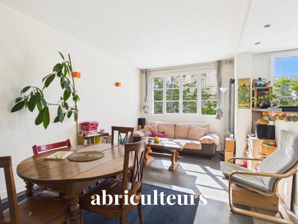 Appartement lumineux et traversant de 63 m² Michel Bizot en vente à Paris 12