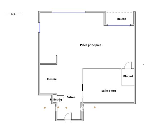 Charmant studio 30 m² avec balcon Courbevoie (92400)