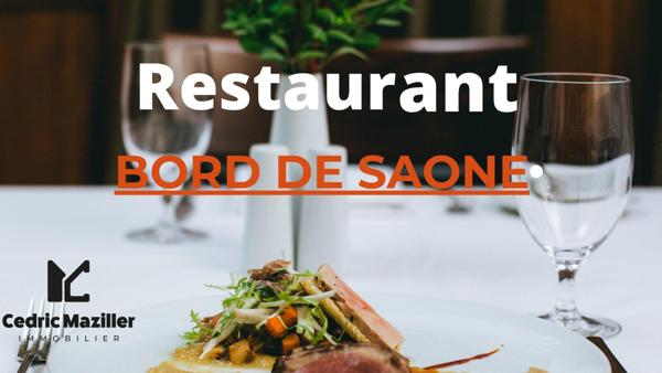 Restaurant d’exception en bord de Saône à saisir !