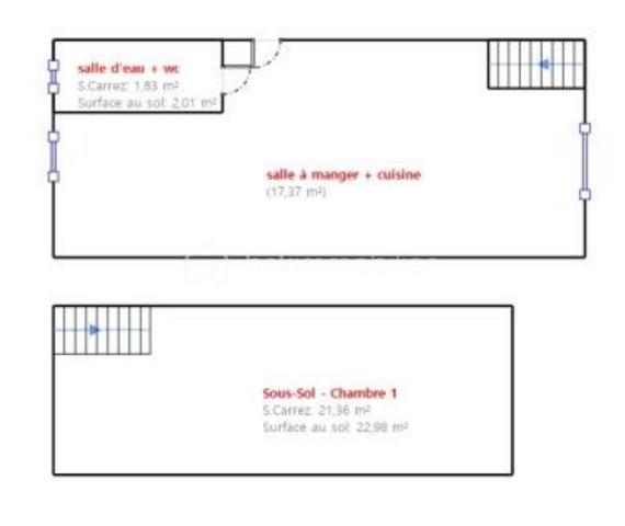 À vendre, ensemble immobilier composé de 3 lots sur 4 au sein d'une petite copropriété à syndic bénévole sans charges, comprenant les murs commerciaux et le fonds de commerce d'un salon de coiffure exploité depuis plusieurs années ainsi que deux logements indépendants.

Une opportunité rare offrant une combinaison de revenus commerciaux et résidentiels avec potentiel d'optimisation.

Composition du bien :
1) Local commercial exploité en salon de coiffure :
Surface commerciale de 21 m² avec vitrine sur rue
Réserve attenante de 8 m²
Sous-sol aménagé de 19 m² exploitable
Estimation locative : 1700 € / mois

2) Studio indépendant sur cour de 18 m²
Actuellement loué en meublé : 700 € / mois
DPE G

3) Appartement 2 pièces
Séjour avec cuisine ouverte
Salle d'eau avec WC
Chambre en souplex de 21 m²
DPE E
Actuellement loué en meublé : 1 000 € / mois

Informations importantes :
La vente porte sur 3 lots représentant l'activité commerciale et les deux logements. Un quatrième lot d'habitation, appartenant à un autre propriétaire, ne fait pas partie de la vente.

Les atouts :
✓ Murs commerciaux et fonds de commerce inclus
✓ Revenus locatifs immédiats
✓ Activité en place avec clientèle existante
✓ Diversification commerce + habitation
✓ Petite copropriété à faibles charges
✓ Plusieurs accès et espaces indépendants
✓ Potentiel d'optimisation locative
✓ Idéal investisseur patrimonial ou exploitant

Cet ensemble constitue une excellente opportunité pour un investisseur recherchant un actif mixte générant des revenus dès l'acquisition tout en bénéficiant d'un potentiel de valorisation à long terme.
Contactez moi pour organiser une visite.