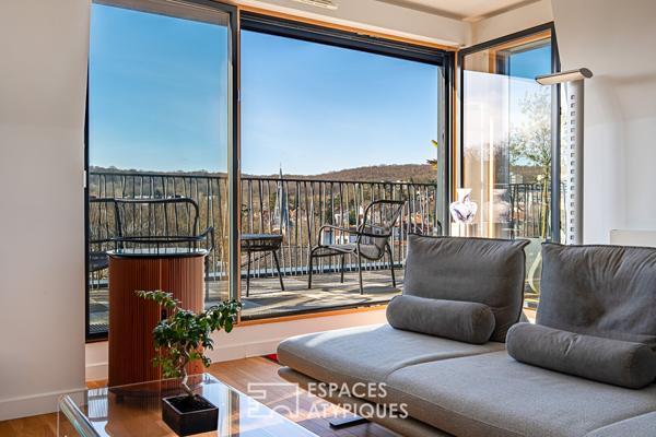 Dernier étage avec terrasse et vue dégagée au coeur de Chaville