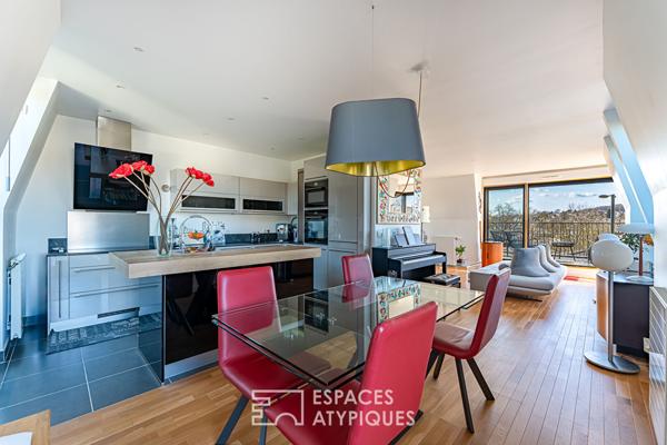 Dernier étage avec terrasse et vue dégagée au coeur de Chaville