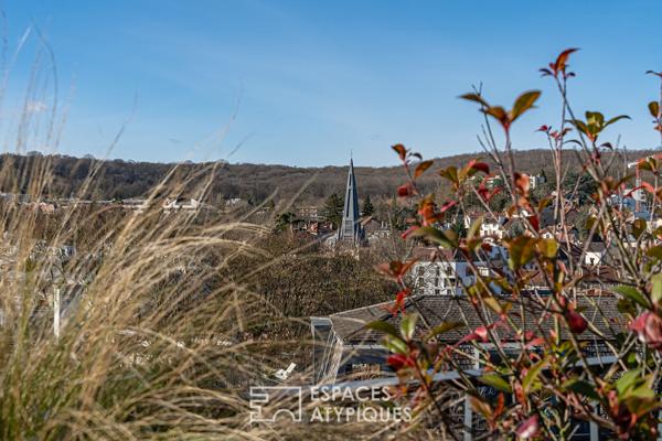 Dernier étage avec terrasse et vue dégagée au coeur de Chaville