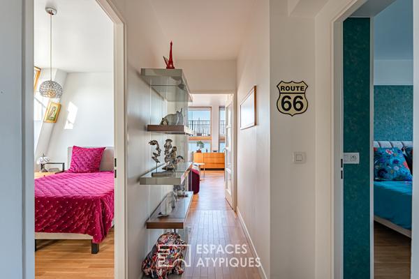 Dernier étage avec terrasse et vue dégagée au coeur de Chaville