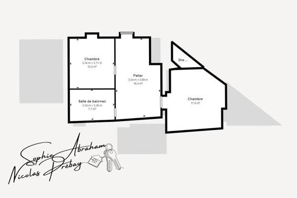 Charmante maison en pierres avec garage et cour