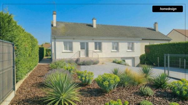 Maison à vendre 4 pièces - Plain-pied 94 m² - CAMBRONNE LES RIBECOURT (60)