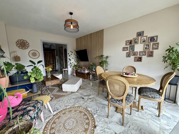 Cagnes-sur-Mer – Breguières : 3 pièces traversant de 72 m² avec balcons, cave et ascenseur