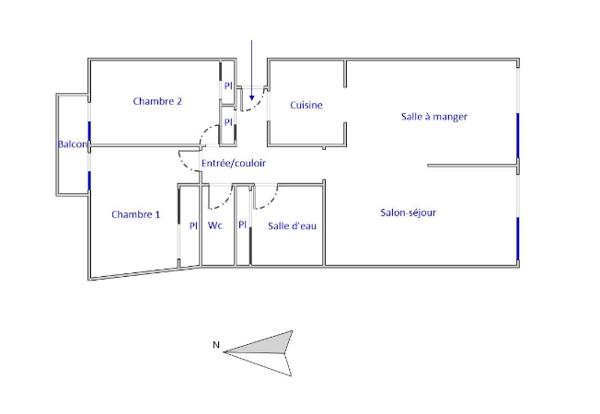 Appartement
         3 pièces
        - 90 m² Bien prestige 680 000 € *
