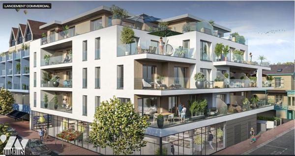 LUMINESCENCE nouveau programme neuf de 18 lots au pied du marché, à 2 pas de la plage du Touquet