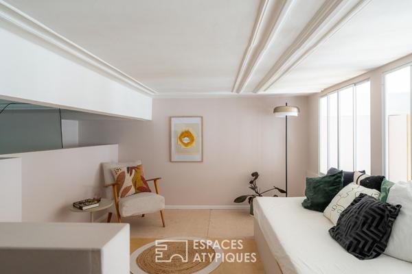 Appartement au cachet haussmannien et esprit contemporain