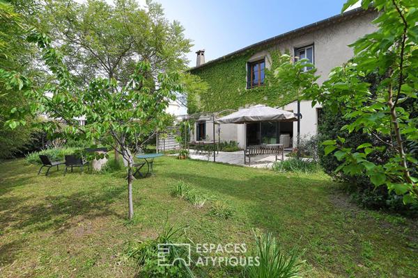Grande maison modulable et jardin secret à Montpellier