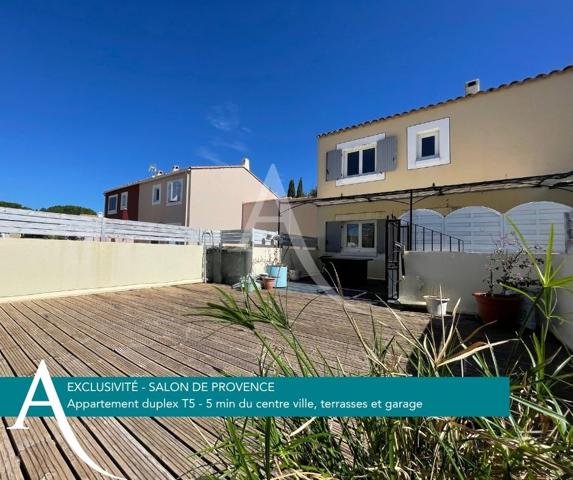 Appartement duplex T5 avec terrasses et garage Salon de Provence.