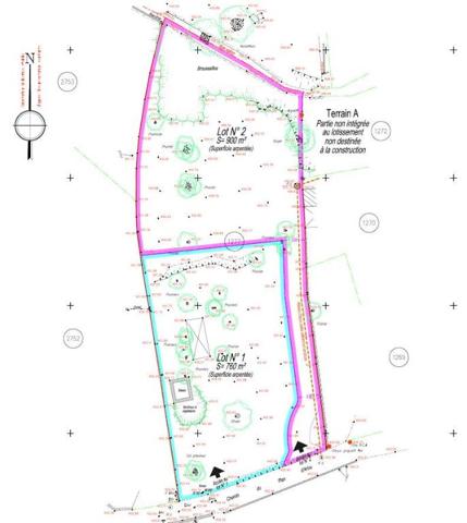Terrain plat à bâtir – Plan d'ariou – Tourrette-Levens