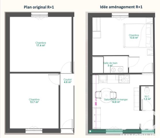 Maison à vendre 2 pièces 33 m² Le Fenouiller