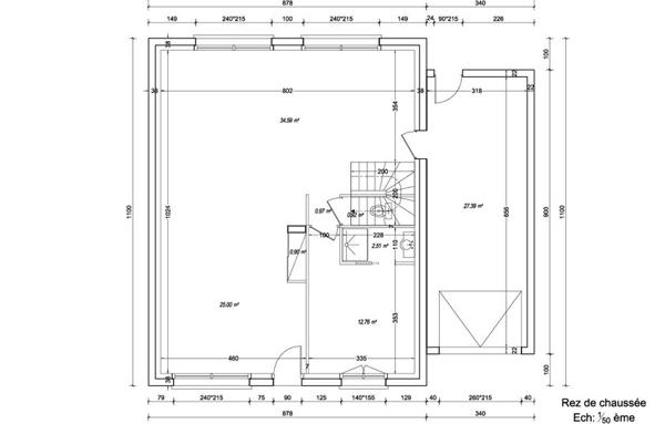 Terrain à Batir de 864 m²