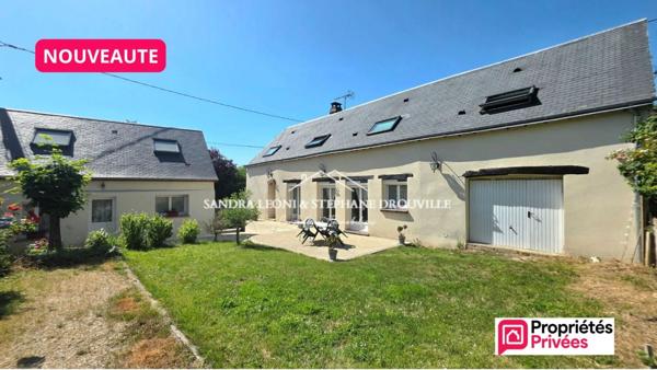 PROCHE MAINTENON - JOUY RAVISSANTE LONGERE de 175 m² + DEPENDANCE HABITABLE de 56 m²