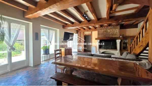 PROCHE MAINTENON - JOUY RAVISSANTE LONGERE de 175 m² + DEPENDANCE HABITABLE de 56 m²