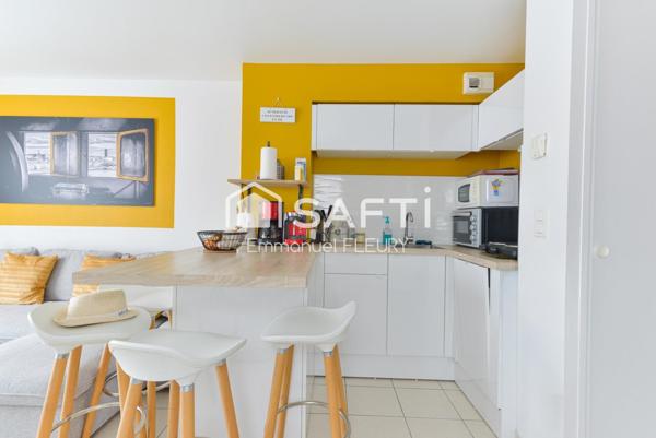 T2 duplex – Dernier étage – Balcon – Résidence sécurisée – Proche Cardo