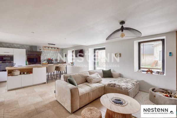 Maison en pierres, campagne de Plaintel , bel espace de vie, 3 chambres, jolies prestations !