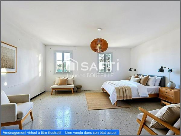 Maison plain-pied 3/4 chambres