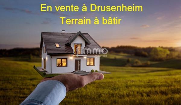 Drusenheim – terrain à bâtir de 1153m²