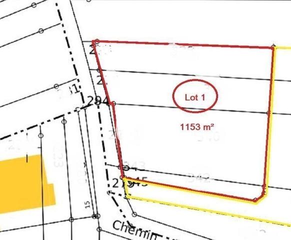 Drusenheim – terrain à bâtir de 1153m²