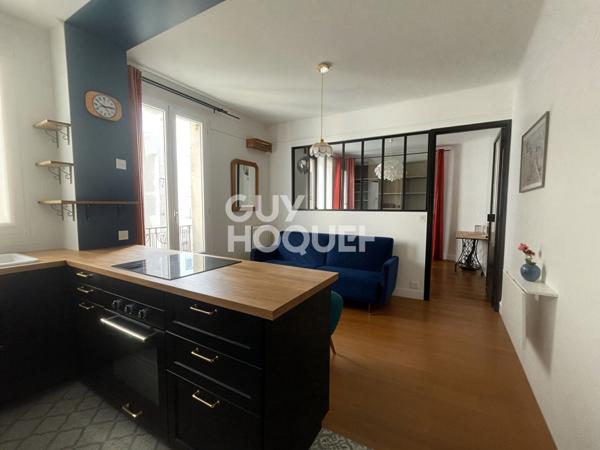 Appartement 2 pièces 31m² quartier canal de l'Ourcq